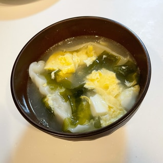 冷凍餃子を使って簡単中華スープ